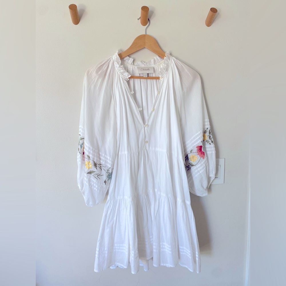 Cleobella White Mini Dress